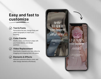 100 Faceless Aesthetic Instagram Reels Templates Easy to customize Mockup
