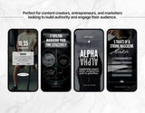 100 Faceless Men Instagram Reels Templates Mockup