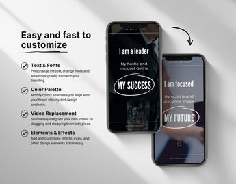 100 Faceless Men Instagram Reels Templates Easy to customize Mockup