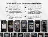 100 Faceless Men Instagram Reels Templates Mockup