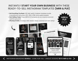 PLR MRR Faceless Instagram Templates Bundle DigiPax