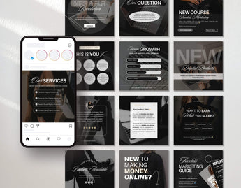 PLR MRR Faceless Instagram Templates Bundle DigiPax