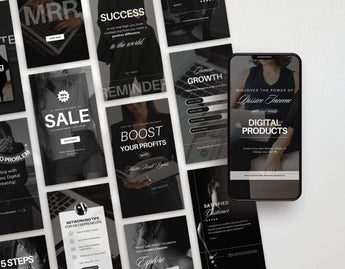 PLR MRR Faceless Instagram Templates Bundle DigiPax
