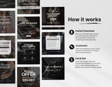 PLR MRR Faceless Instagram Templates Bundle DigiPax
