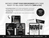 Ultimate Faceless Marketing Guide Templates Bundle with PLR & MRR Ready Made Templates Mockup DigiPax
