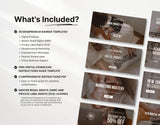 PLR MRR Faceless Mompreneur Website Banner Templates Bundle DigiPax