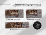 PLR MRR Faceless Mompreneur Website Banner Templates Bundle DigiPax