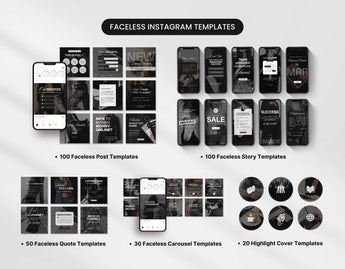 Ultimate Faceless Marketing Templates Bundle with PLR & MRR DigiPax