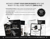 Faceless Tiktok Marketing Guide with PLR & MRR DigiPax