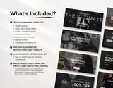 PLR MRR Faceless Website Banner Templates Bundle DigiPax