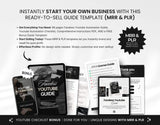 Faceless Youtube Automation with AI Guide with PLR & MRR Ready to sell Mockup DigiPax