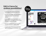 Faceless Youtube Automation with AI Guide with PLR & MRR Edit in Canva Mockup DigiPax