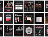 Fitness Coach Instagram Post Templates Mockup