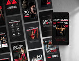 Fitness Coach Instagram Templates Bundle Kit DigiPax
