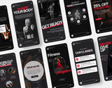 Fitness Coach Instagram Story Templates Mockup