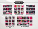 Fitness Coach Social Media Post Templates Mockup DigiPax