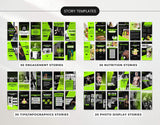 Fitness Coach Social Media Templates Bundle Kit DigiPax