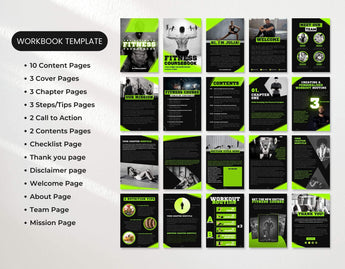 Fitness Coach Social Media Templates Bundle Kit DigiPax
