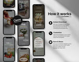 100 Gut Health Instagram Reels Templates Bundle How it works Mockup
