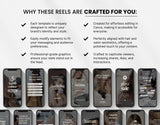 100 Hairstylist Instagram Reels Templates Bundle Mockup