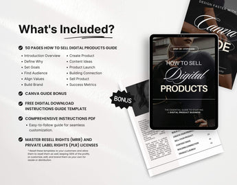 How to Sell Digital Products Guide with PLR & MRR DigiPax