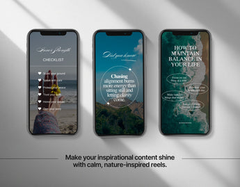 100 Inspirational Reels Templates Bundle Mockup