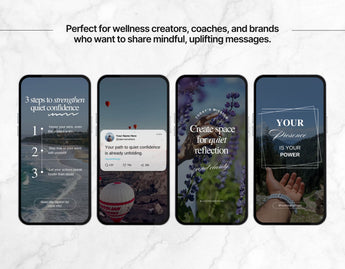 100 Inspirational Reels Templates Bundle Mockup