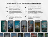 100 Inspirational Reels Templates Bundle Mockup