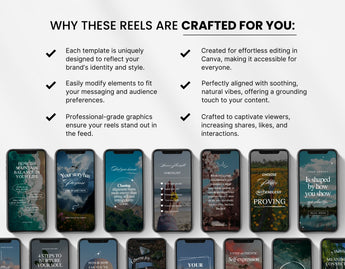 100 Inspirational Reels Templates Bundle Mockup