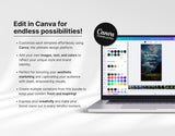 100 Inspirational Reels Templates Bundle Edit in Canva mockup