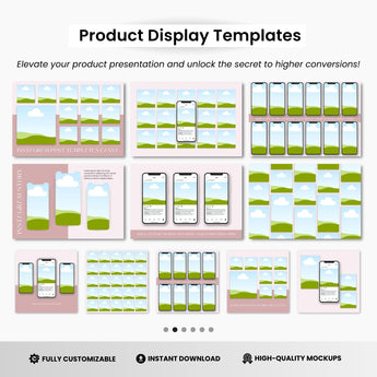 Instagram Templates Mockups Bundle White Devices DigiPax