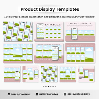 Instagram Templates Mockups Bundle White Devices DigiPax