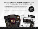 Instagram Luxury Reels Templates Bundle with PLR & MRR DigiPax