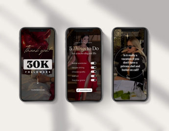 Instagram Luxury Reels Templates Bundle with PLR & MRR DigiPax