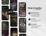 100 Luxury Christmas Reels Templates Bundle DigiPax
