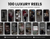 100 Luxury Mindset Reels Templates Bundle DigiPax