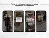 100 Luxury Mindset Reels Templates Bundle DigiPax
