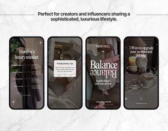 100 Luxury Mindset Reels Templates Bundle DigiPax