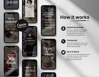 100 Luxury Mindset Reels Templates Bundle DigiPax