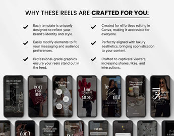 100 Luxury Mindset Reels Templates Bundle DigiPax