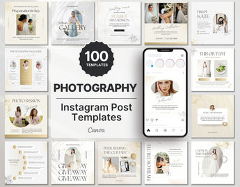Luxury Photography Instagram Post Templates DigiPax