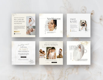 Luxury Photography Instagram Post Templates DigiPax