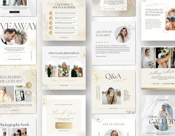 Luxury Photography Instagram Post Templates DigiPax