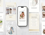 Luxury Photography Instagram Story Templates Mockup