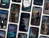100 Luxury Travel Reels Templates Bundle DigiPax