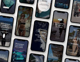 100 Luxury Travel Reels Templates Bundle DigiPax