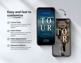 100 Luxury Travel Reels Templates Bundle DigiPax