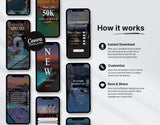 100 Luxury Travel Reels Templates Bundle DigiPax