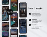 100 Luxury Travel Reels Templates Bundle DigiPax