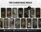 100 Luxury Christmas Reels Templates Bundle DigiPax